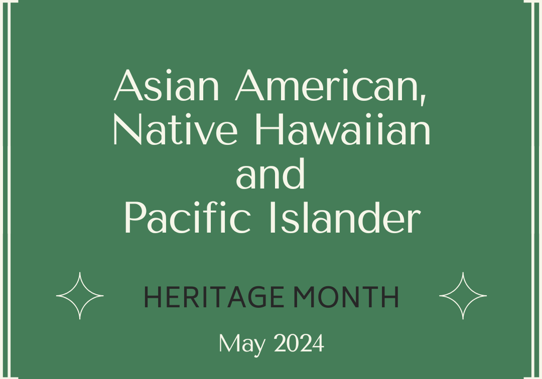 Robbins Schwartz graphic celebrating Asian American, Native Hawaiian and Pacific Islander Heritage Month, May 2024, on gre...